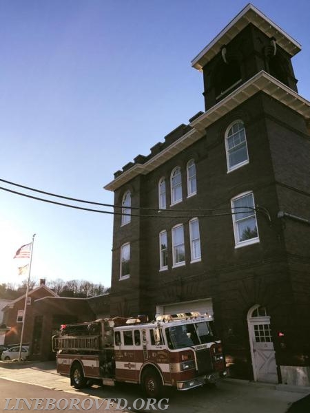 2017-04-08
Engine 73 filling in for Glen Rock (York County station 59) while members attend their annual awards and appreciation banquet.